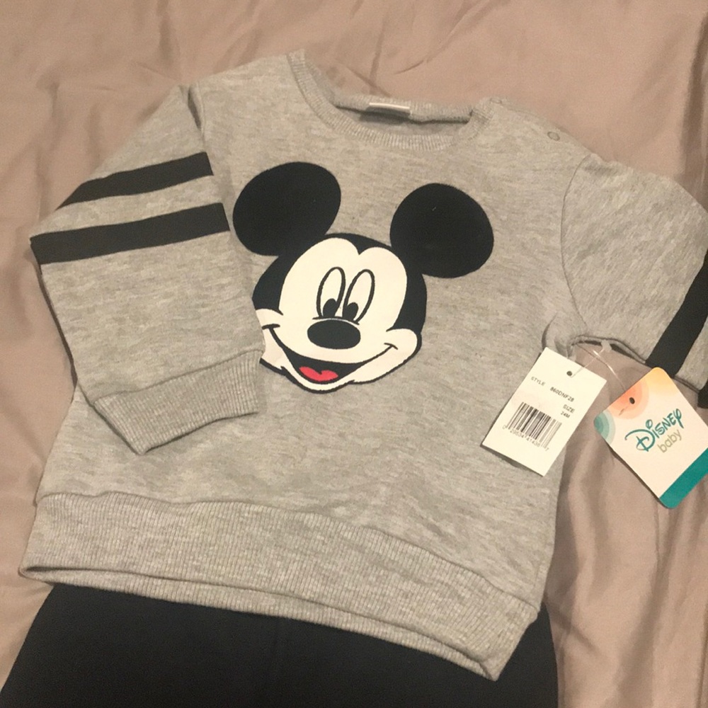 2 piece Mickey Mouse sweatsuit 24 months